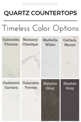 quartz color options