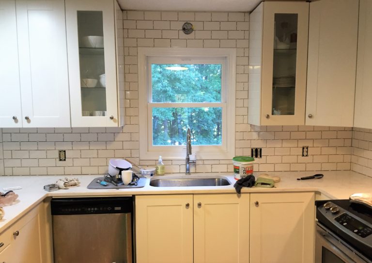 Subway Tile Step-By-Step Tutorial: Part Two and Grout Selection
