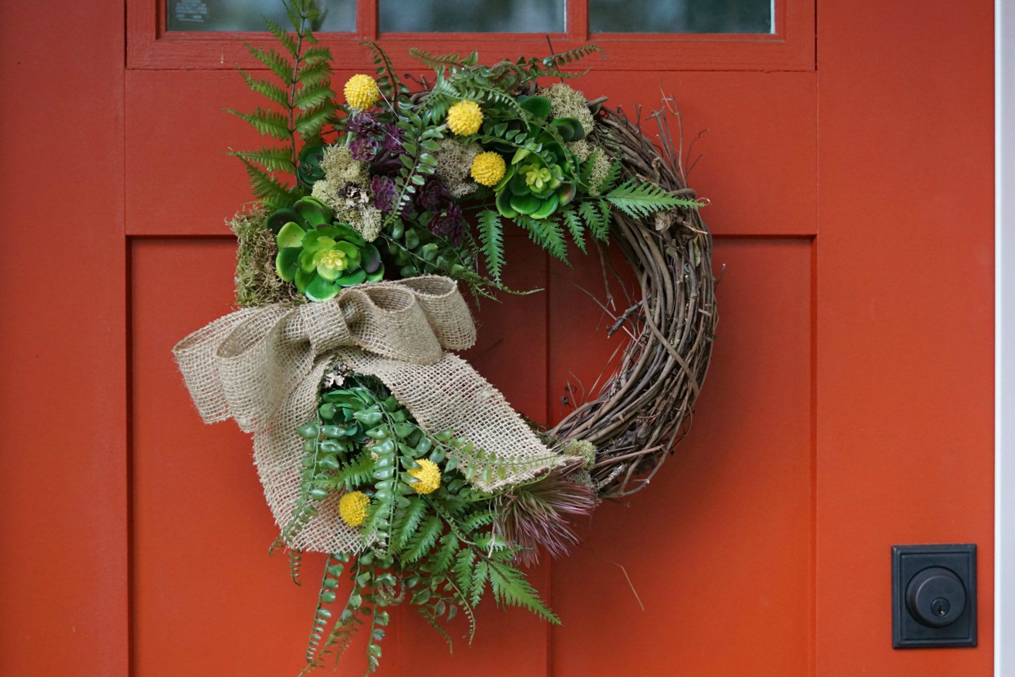 easy fall succulent wreath tutorial
