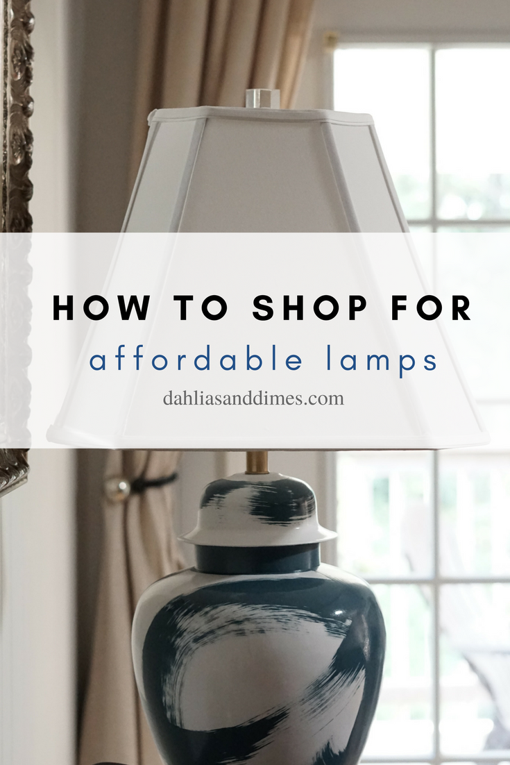 how to find affordable lamps