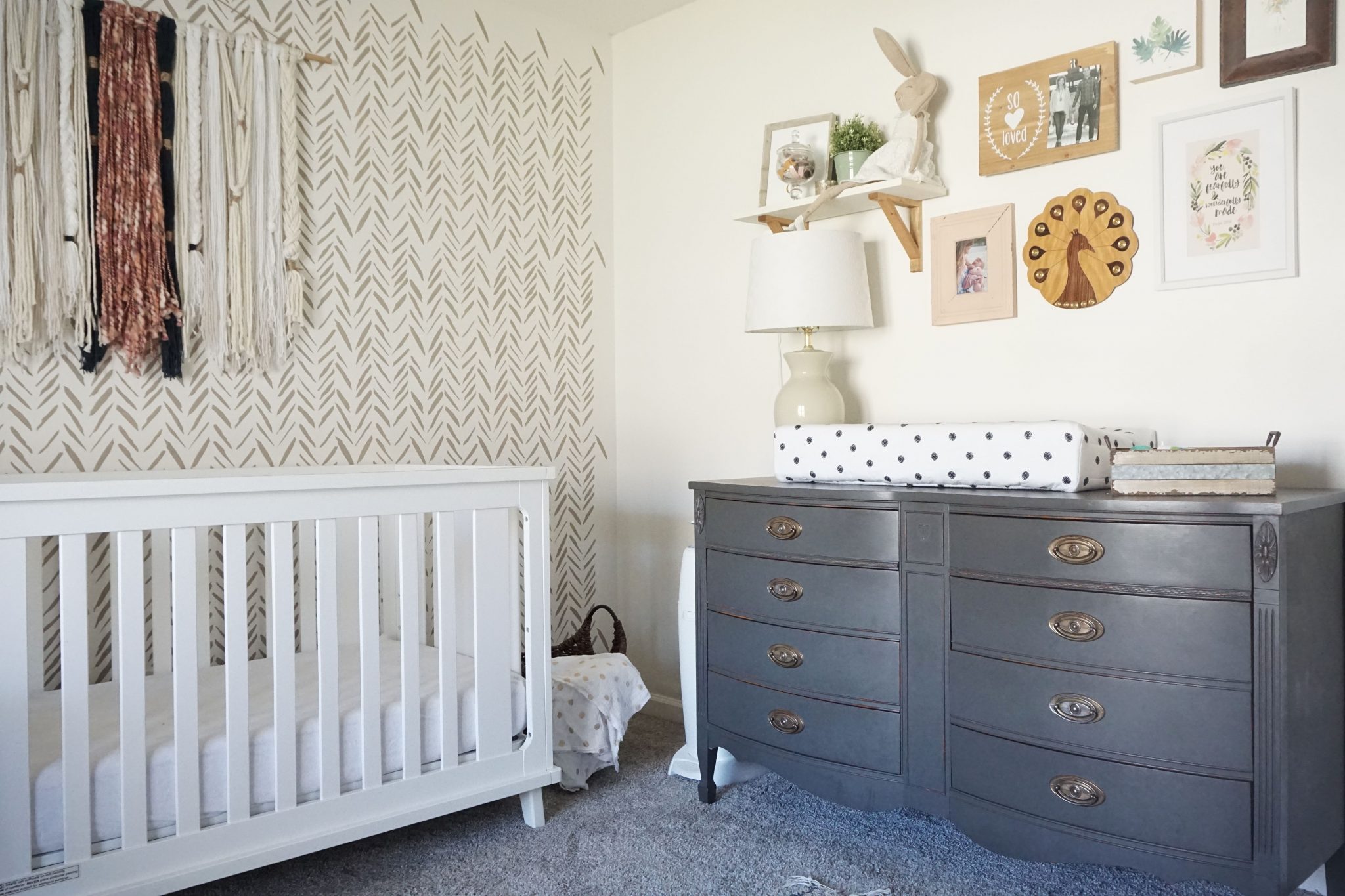 Eclectic Bohemian Nursery Reveal - Forrester Home