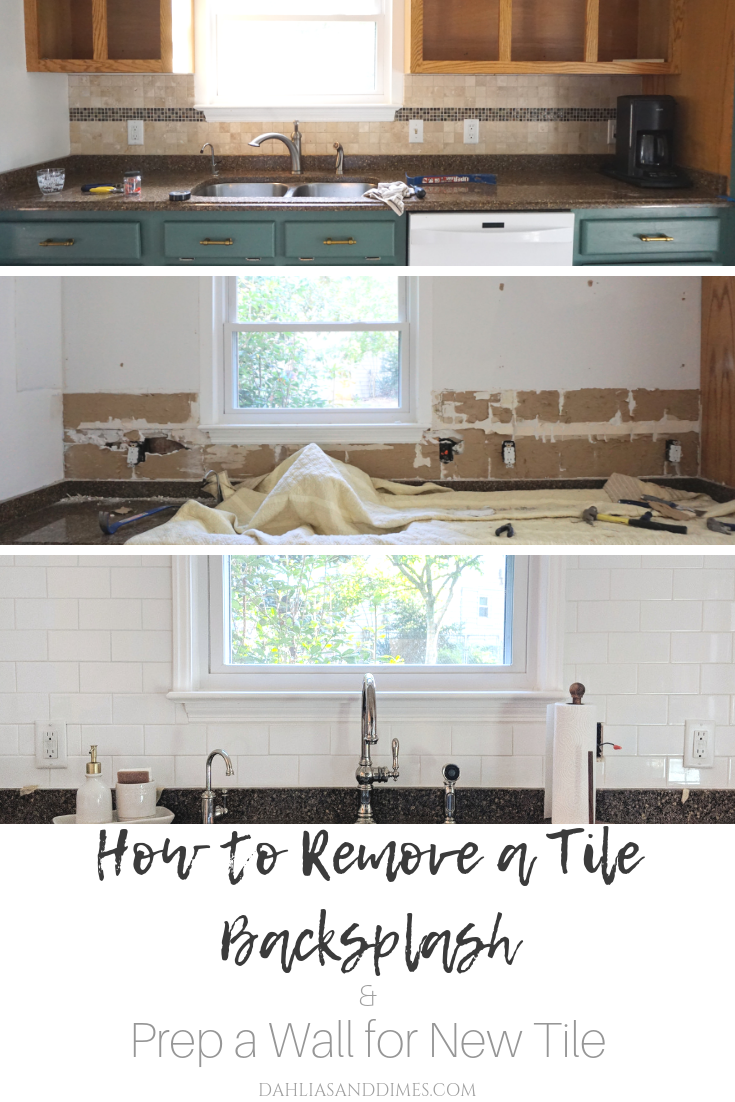 Tiled Backsplash Prepping Walls, Can You Replace Kitchen Wall Tile Without Removing Cabinets
