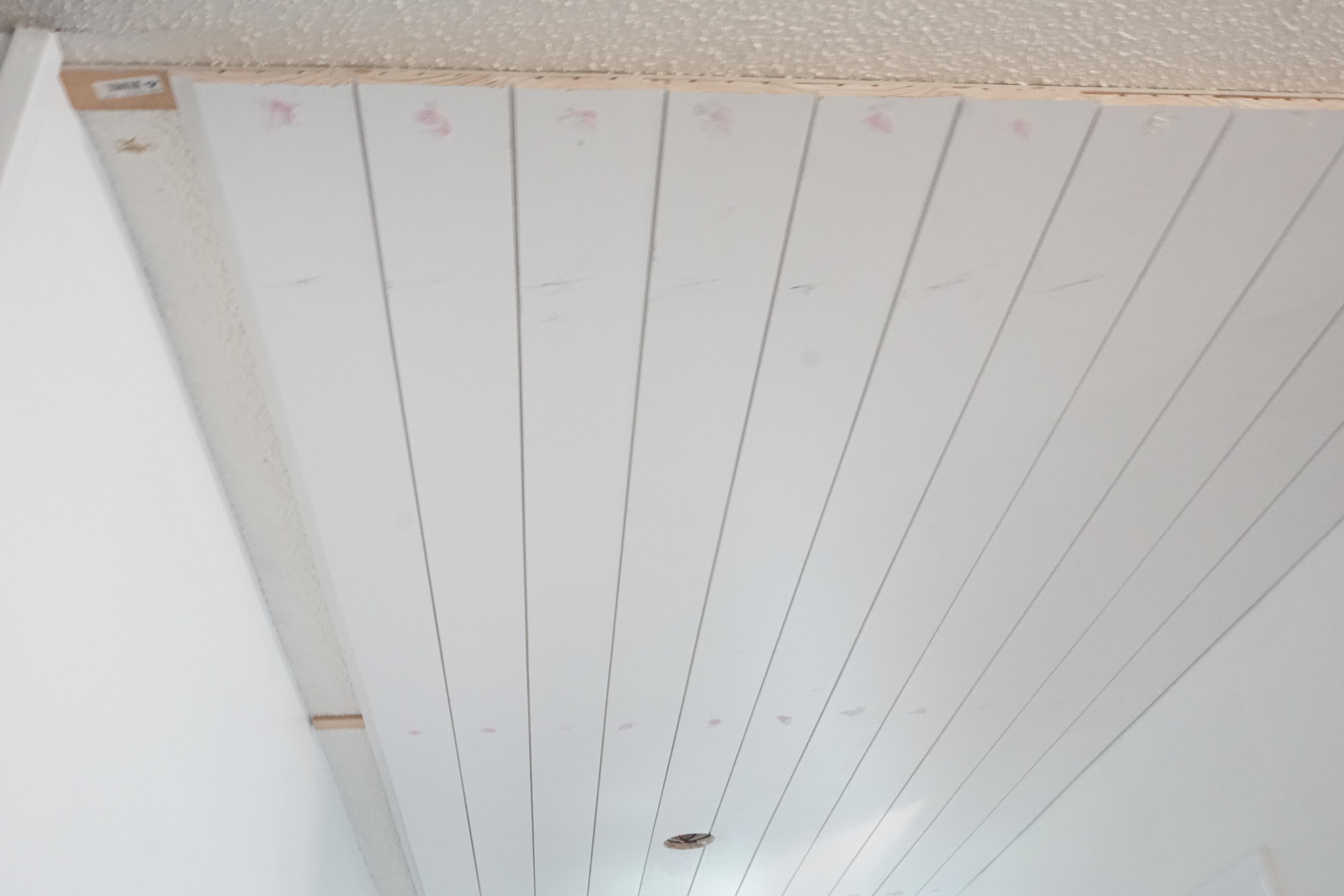 planked ceiling