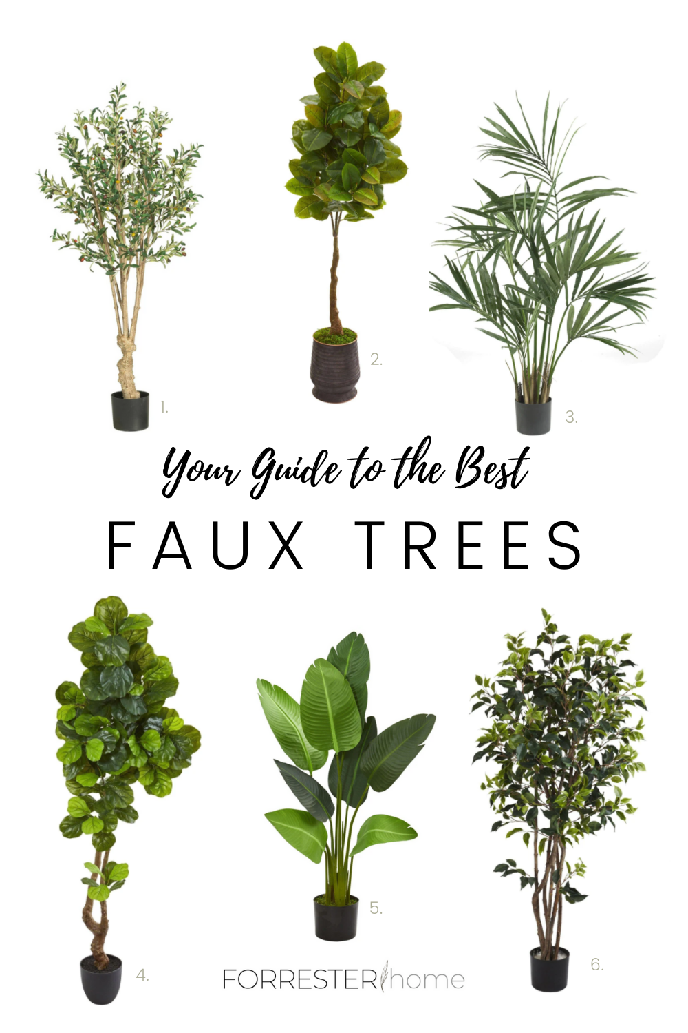 guide to faux trees