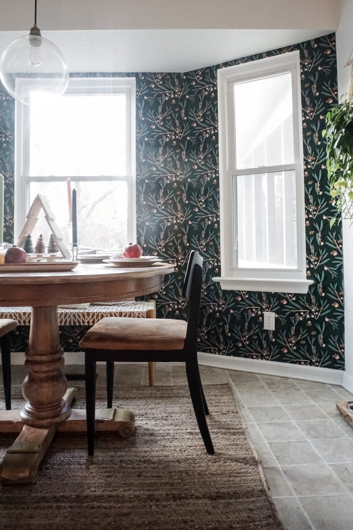 A Modern Holiday Breakfast Nook With AllModern Forrester Home   Holiday Breakfast Nook 2 1140x1710 